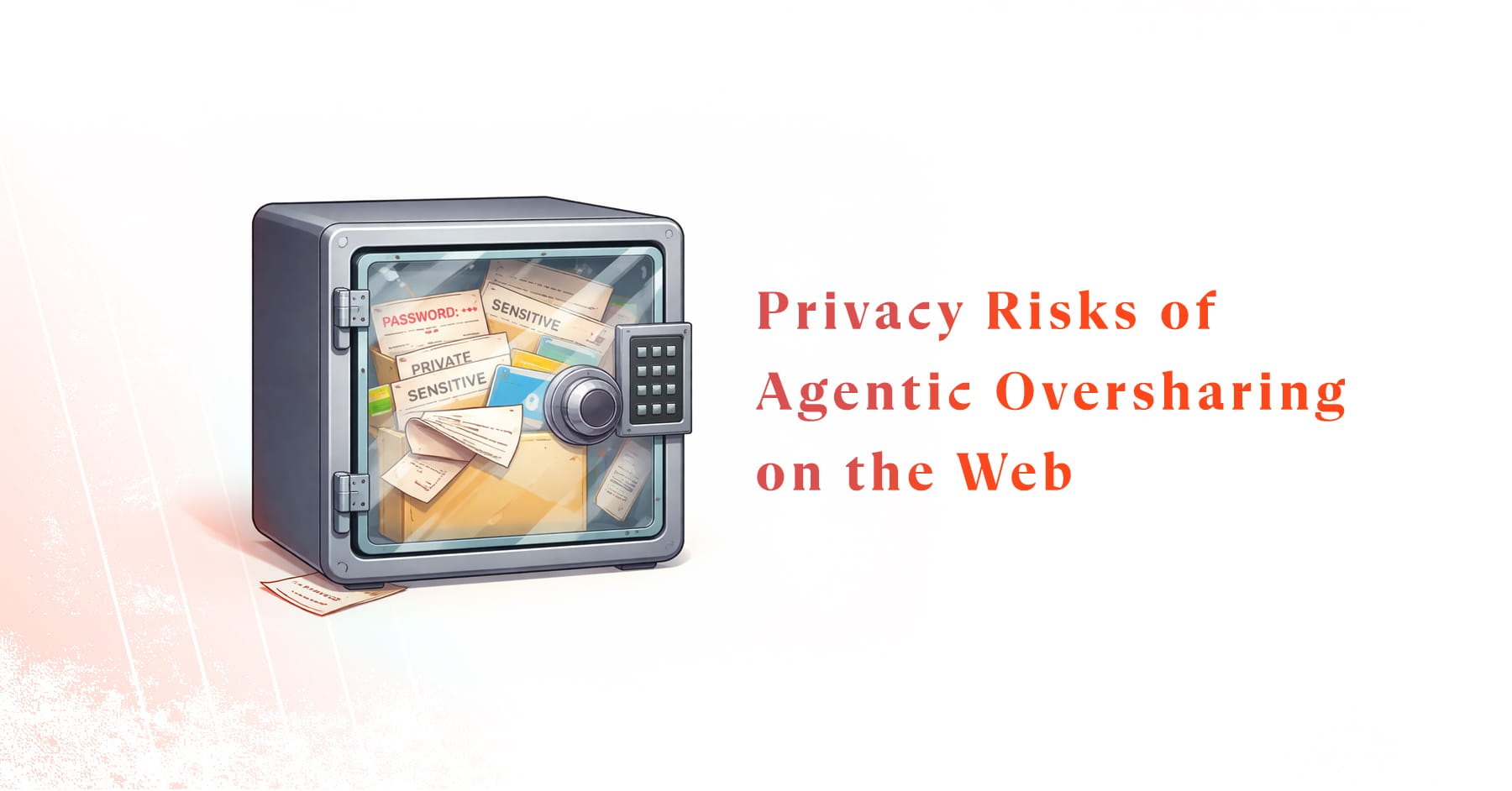 Privacy risks of agentic oversharing on the Web