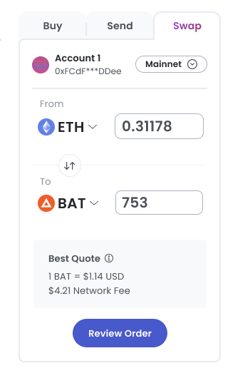 Brave DEX Aggregator