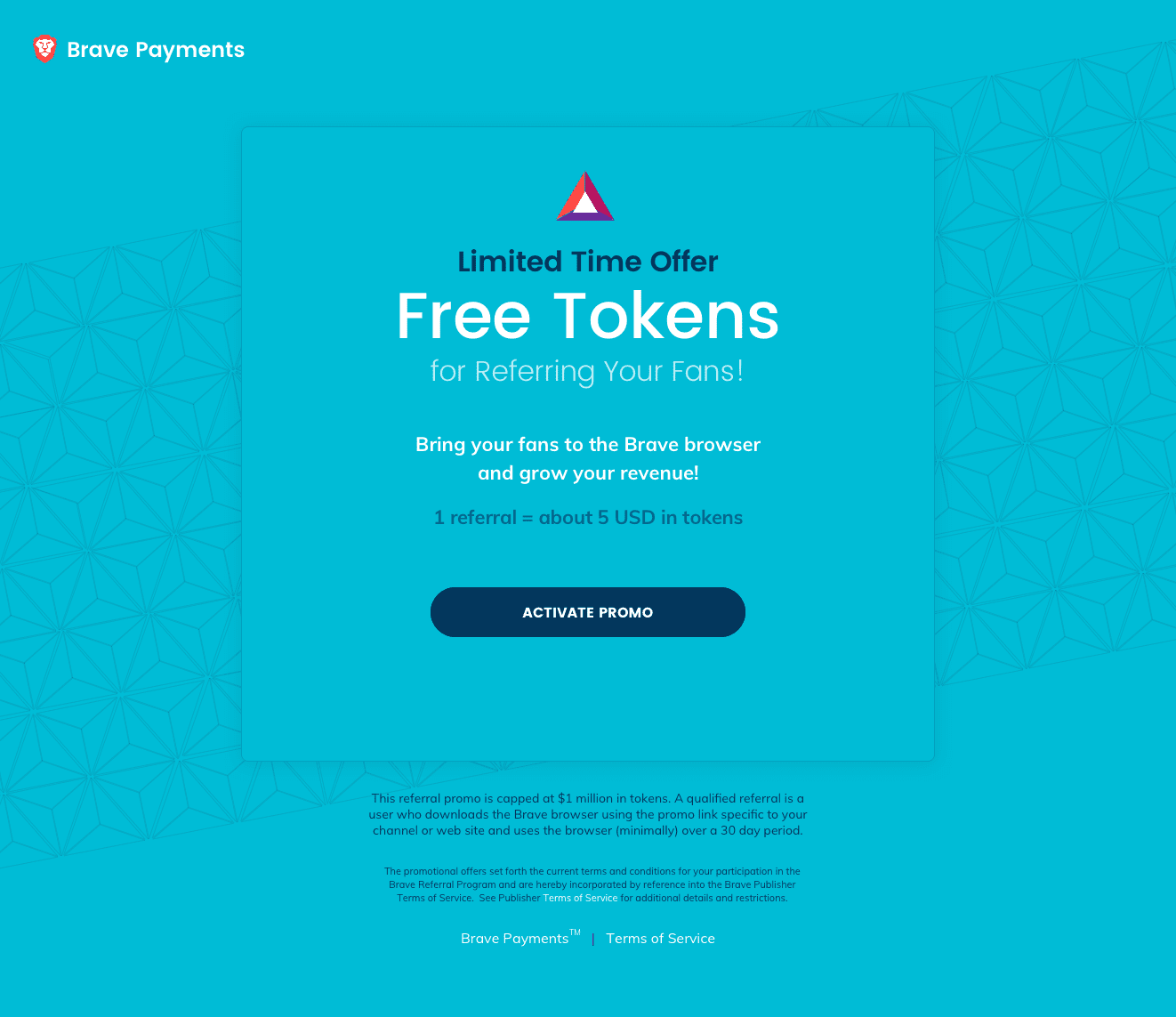 Brave Launches Million Dollar Referral Program Supporting Publishers And  YouTube Creators With Crypto-Tokens | Brave