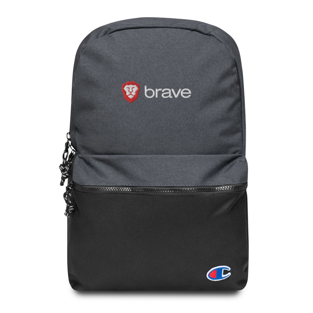 Brave Embroidered Champion Backpack