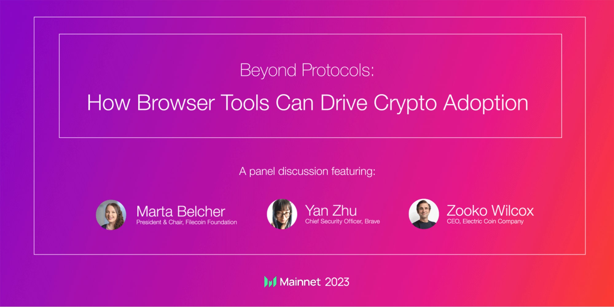 Beyond Protocolsの告知用パネルスライド