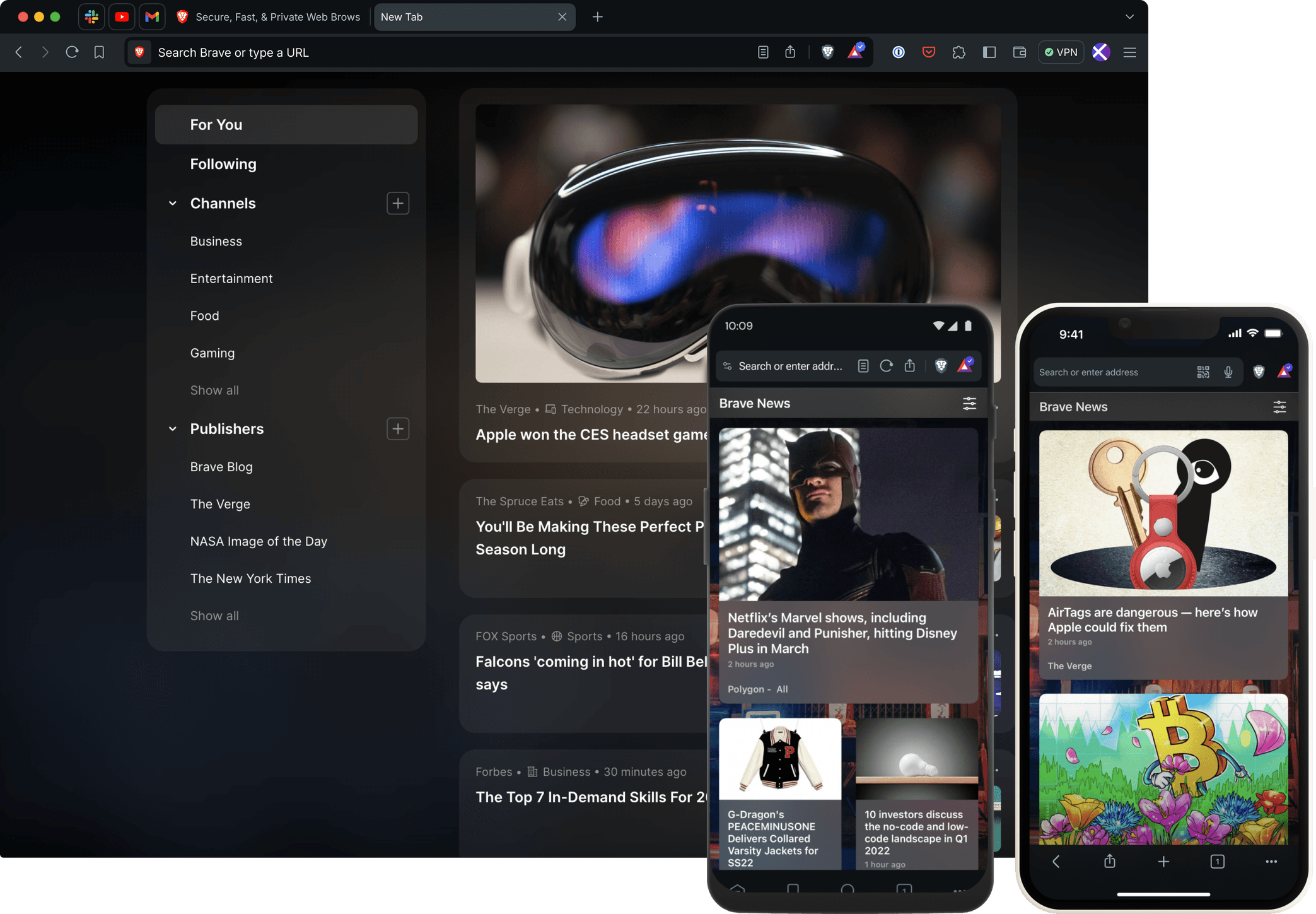 Brave News multi platform