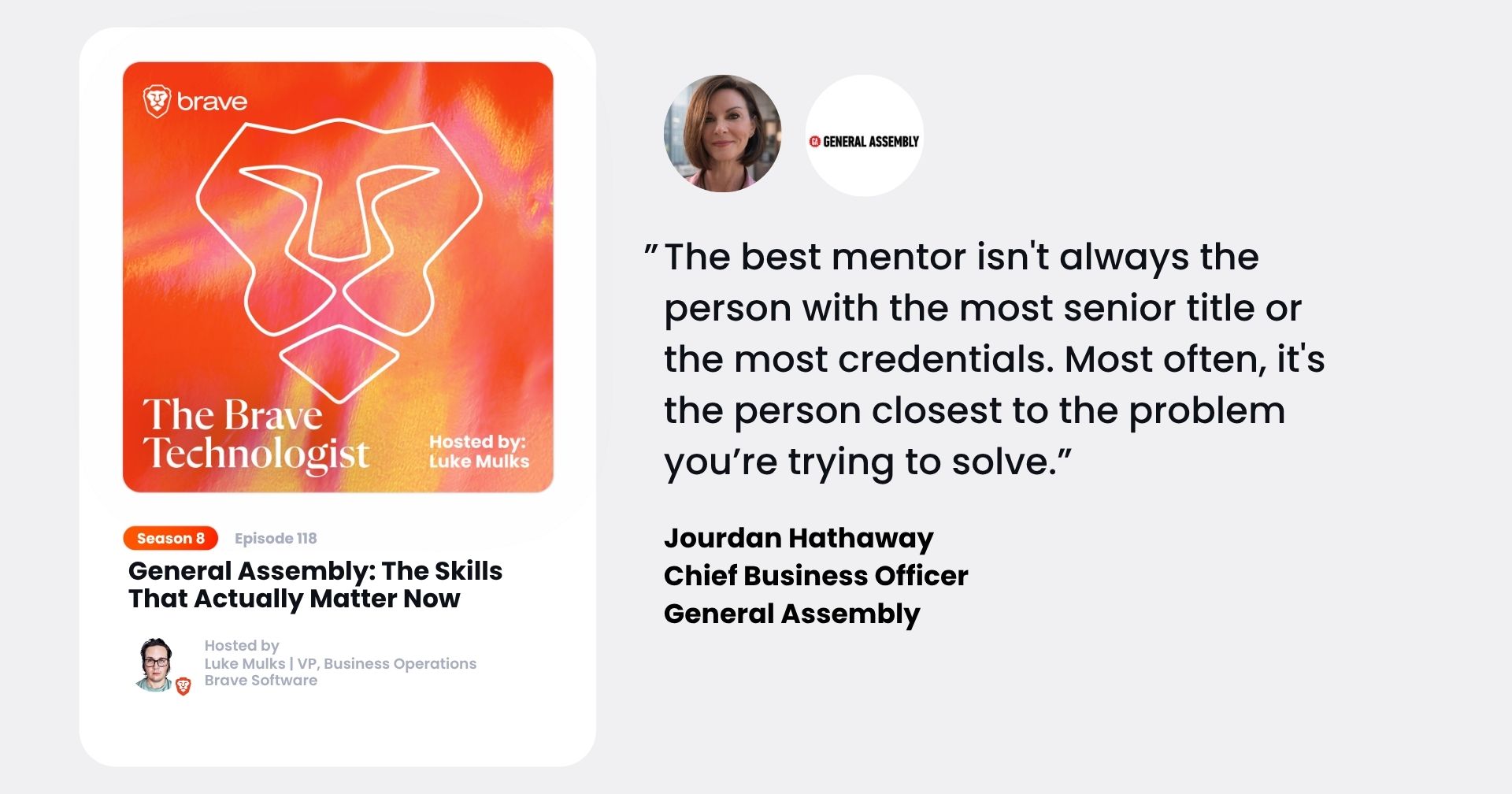 General Assembly: The Skills That Actually Matter Now | Brave