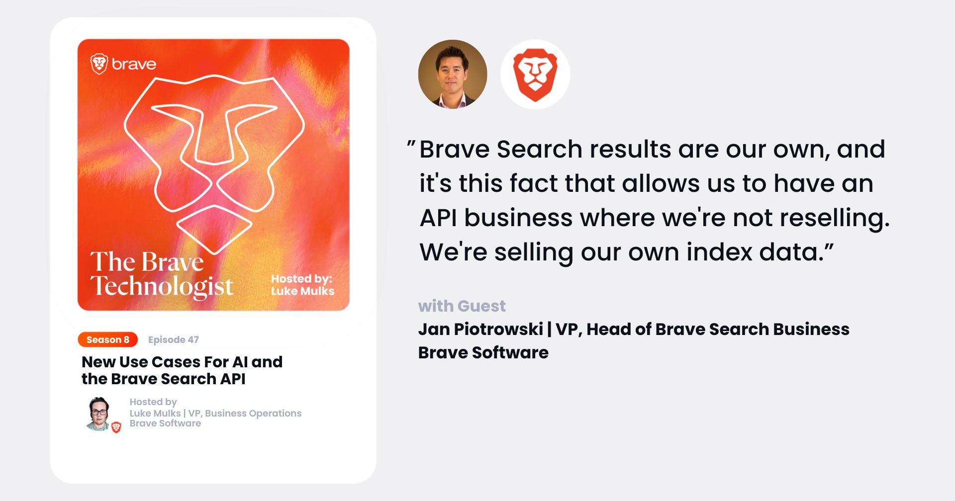 New Use Cases For AI and the Brave Search API