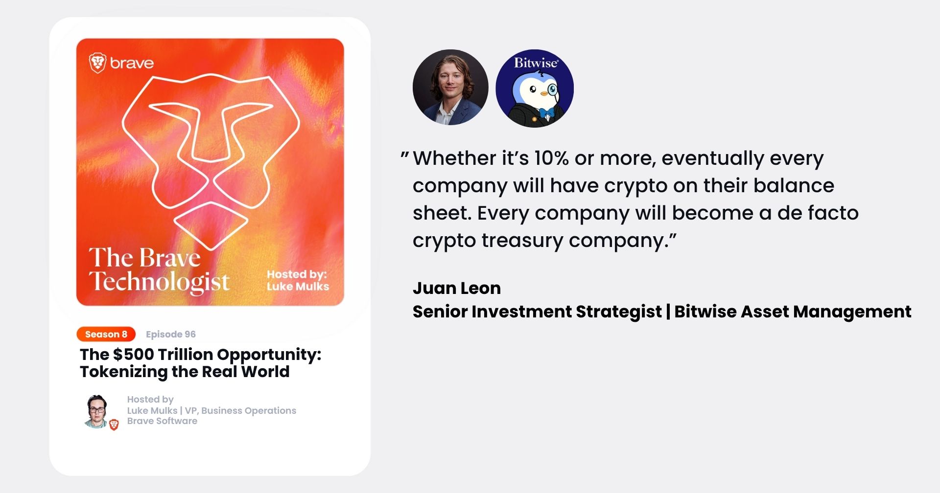 The $500 Trillion Opportunity: Tokenizing the Real World | Brave