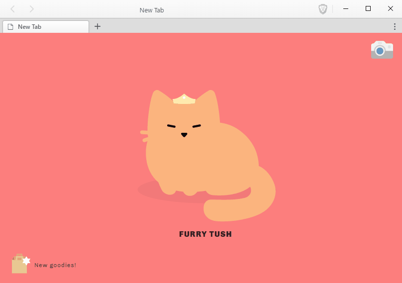 Tabby Cat as my New Tab Page