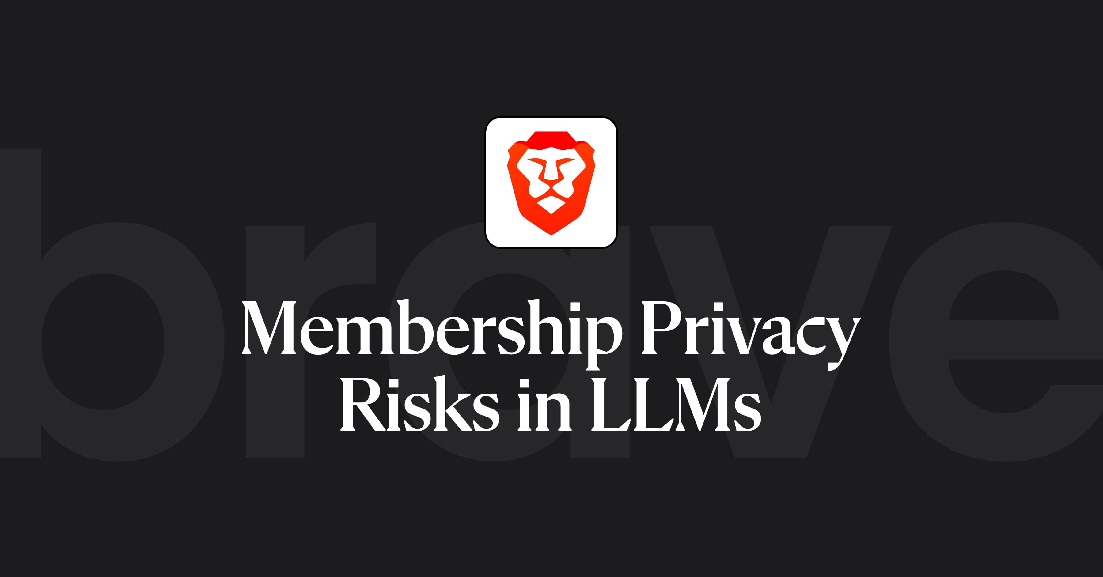 Membership Privacy Risks in LLMs