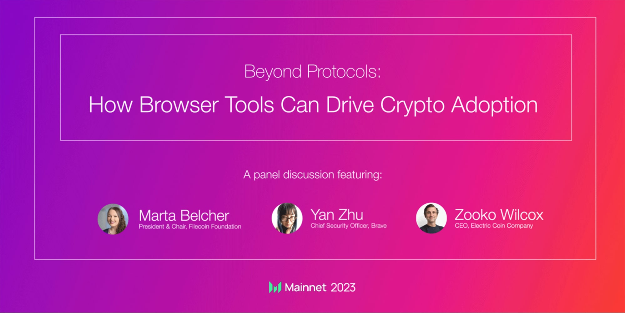 Promotional Slide for 'Beyond Protocols' Panel