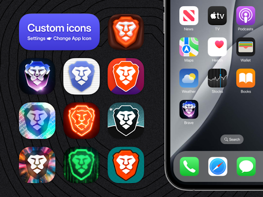 Custom app icons for iOS
