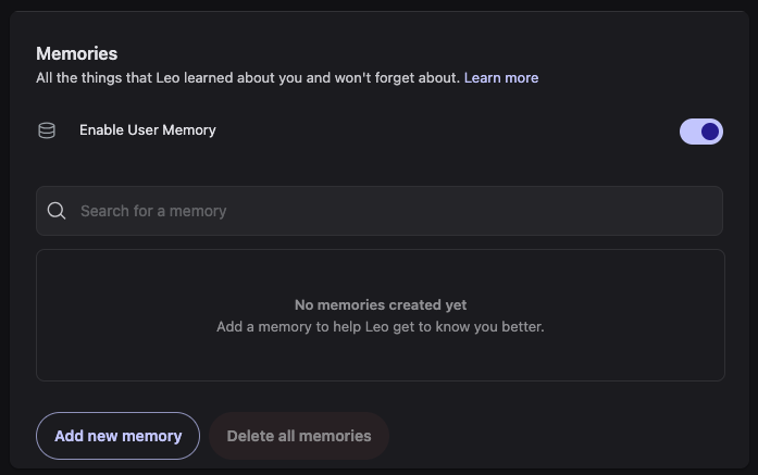 So aktivierst du die Memories-Funktion in Leo