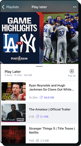 Brave Playlist for iOS