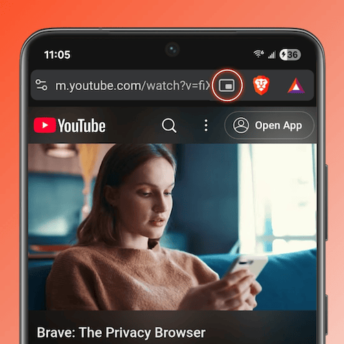 Bild-in-Bild-Modus für YouTube-Videos