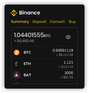 binance brave widget browser desktop seamless enabling cryptocurrency trading users management features